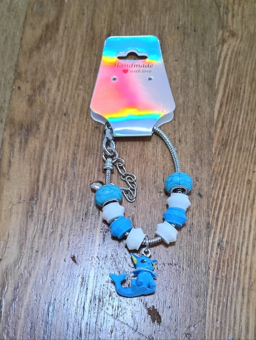 Pokemon Eeveelution Vaporeon Charm Bracelet